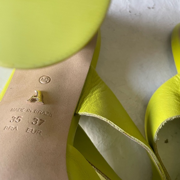 Women's Lime Green Mules - Picture 7 of 16